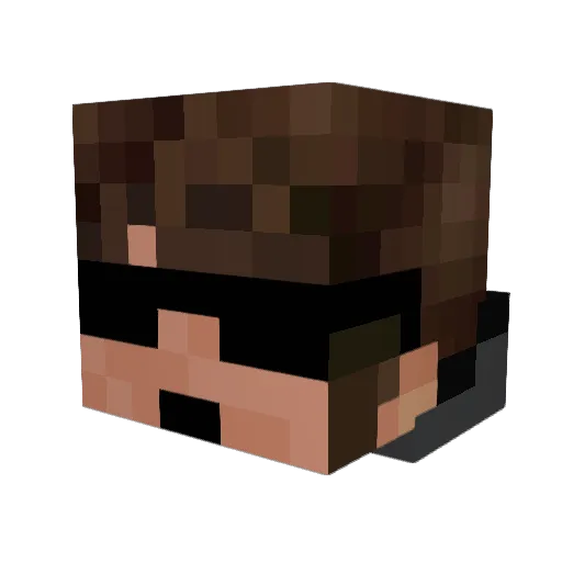 oreomonster0824 Minecraft avatar head, 3D render