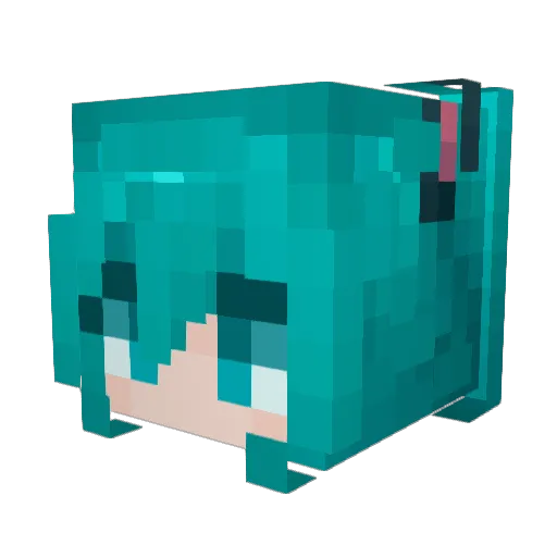 oresome69 Minecraft avatar head, 3D render