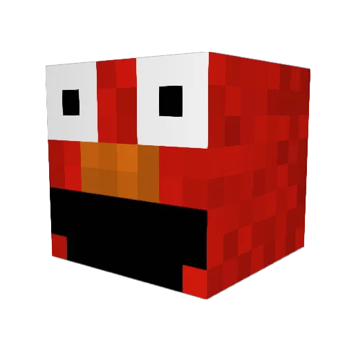 oretac1 Minecraft avatar head, 3D render