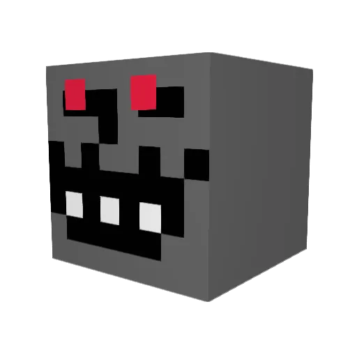 orfeas_butNot Minecraft avatar head, 3D render