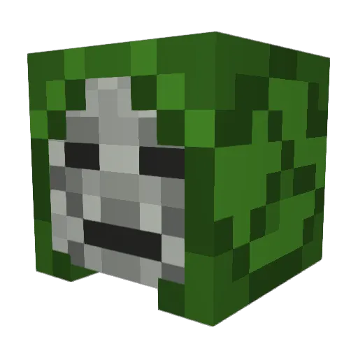 orfedaks Minecraft avatar head, 3D render