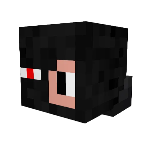organicdishsoap Minecraft avatar head, 3D render