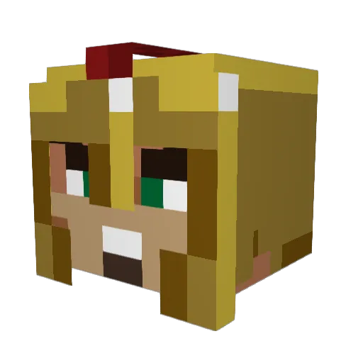 ori_1999 Minecraft avatar head, 3D render