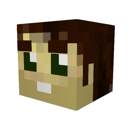 orian117 Minecraft avatar head, 3D render