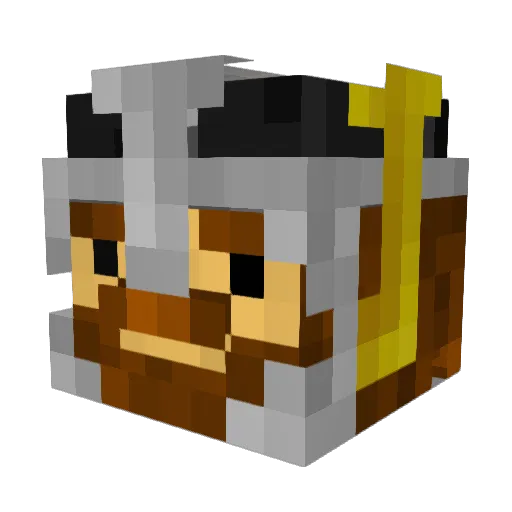 orian89 Minecraft avatar head, 3D render