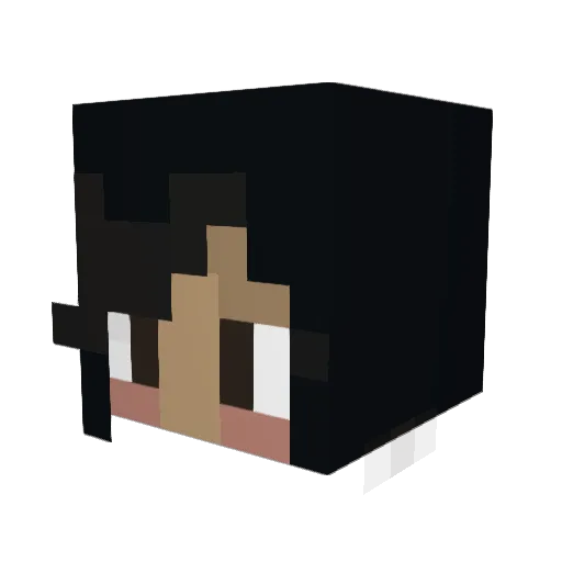 oriel Minecraft avatar head, 3D render