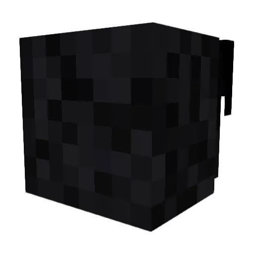 origami_yi Minecraft avatar head, 3D render
