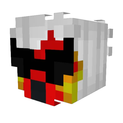 originalhades Minecraft avatar head, 3D render
