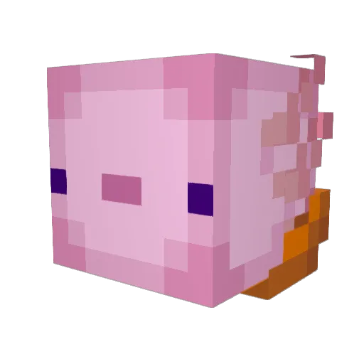 originlplayr Minecraft avatar head, 3D render