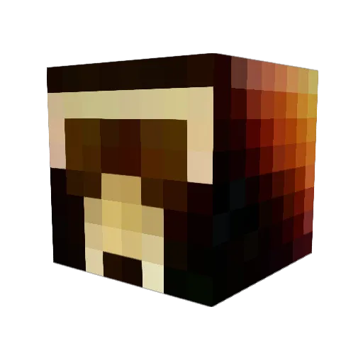 originxeno Minecraft avatar head, 3D render