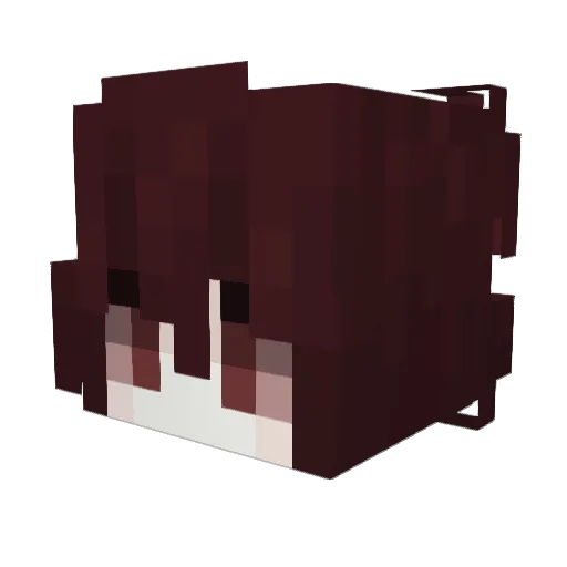 oriiJz Minecraft avatar head, 3D render