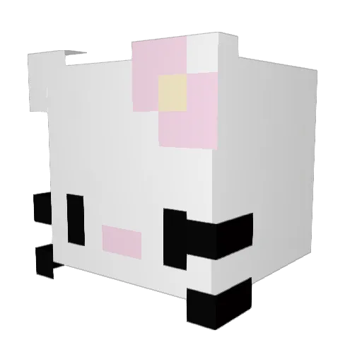 orinada Minecraft avatar head, 3D render