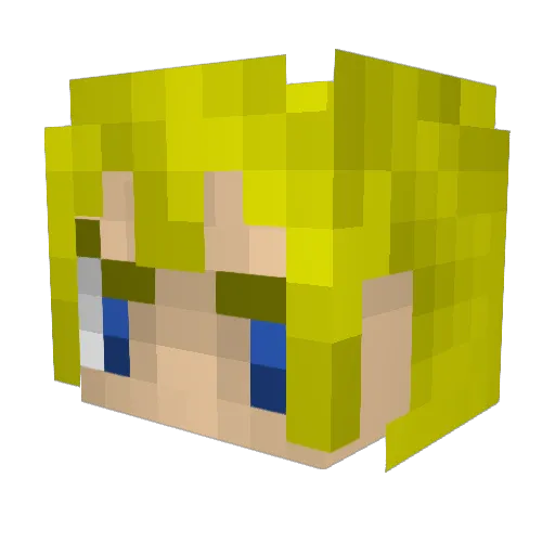 orion2355 Minecraft avatar head, 3D render
