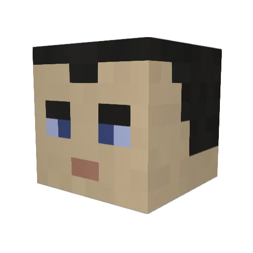 orion7224 Minecraft avatar head, 3D render