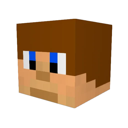 orionrazor Minecraft avatar head, 3D render