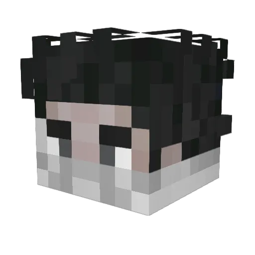 orionstudiostv Minecraft avatar head, 3D render