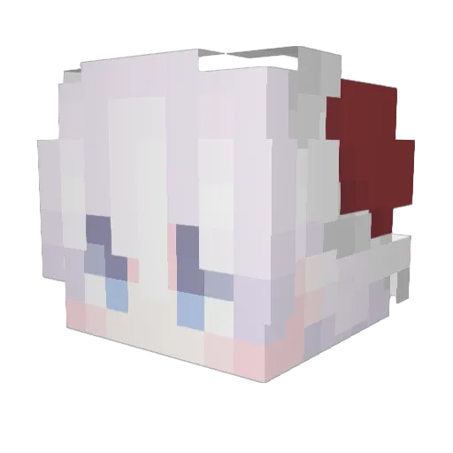 oriskib Minecraft avatar head, 3D render