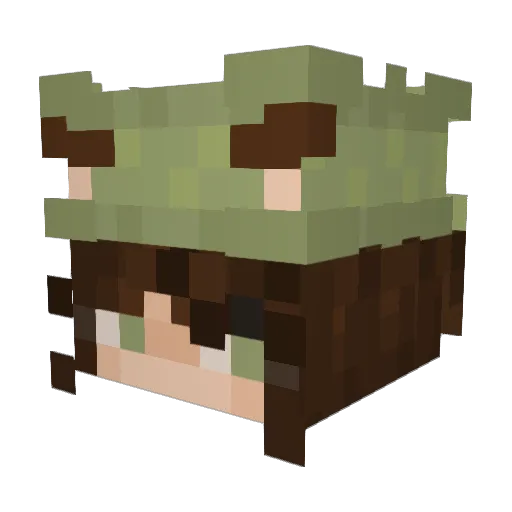 orlaithferry Minecraft avatar head, 3D render