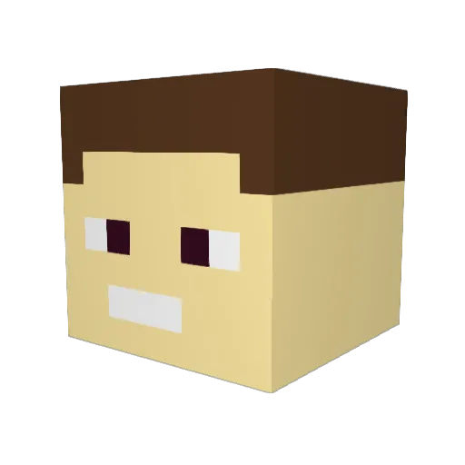 orlando7635 Minecraft avatar head, 3D render