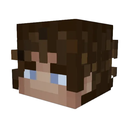 orlovyz Minecraft avatar head, 3D render