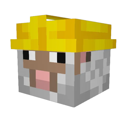 ormeo Minecraft avatar head, 3D render