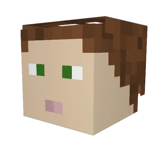 ormus56 Minecraft avatar head, 3D render