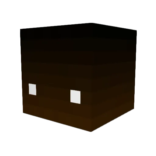 ornagetix Minecraft avatar head, 3D render