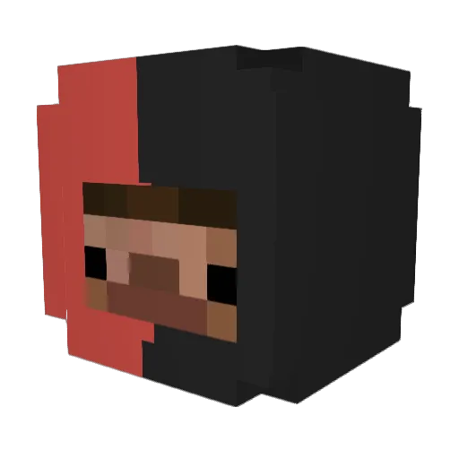 ornolio Minecraft avatar head, 3D render