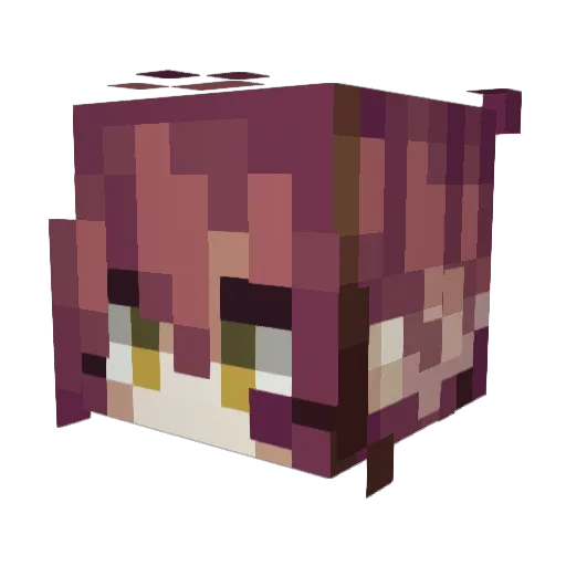 oroaels Minecraft avatar head, 3D render