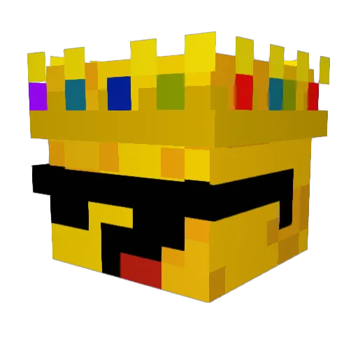 orospc Minecraft avatar head, 3D render