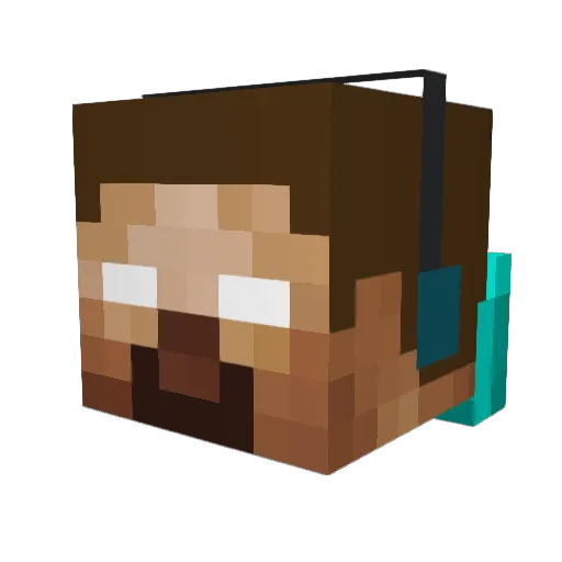 orreo99 Minecraft avatar head, 3D render