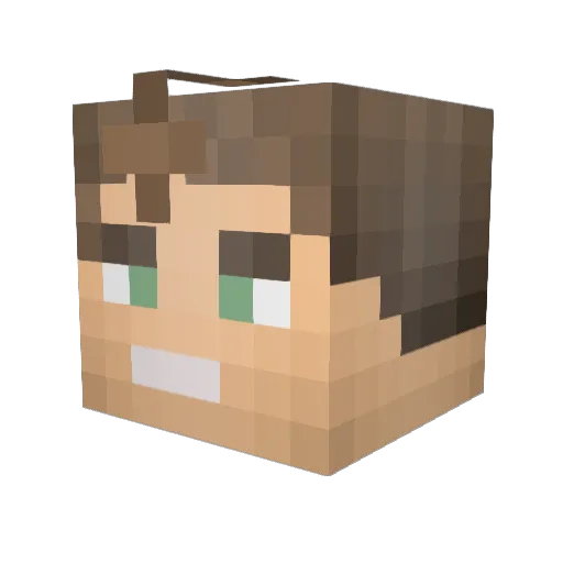 orrie1999 Minecraft avatar head, 3D render