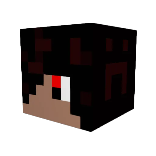 orsanco Minecraft avatar head, 3D render