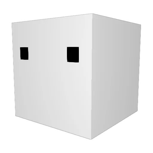orskalr Minecraft avatar head, 3D render