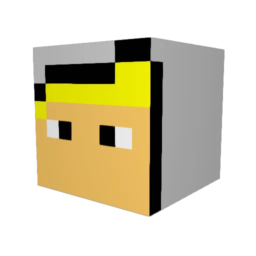 orson007 Minecraft avatar head, 3D render