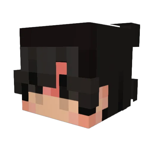 orsowey Minecraft avatar head, 3D render