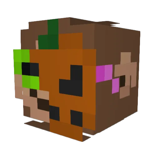 orstedeuS Minecraft avatar head, 3D render