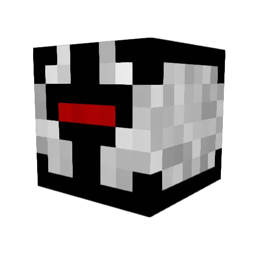 ortthe Minecraft avatar head, 3D render