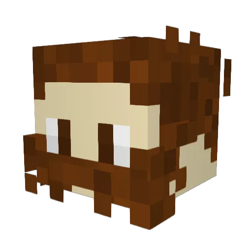orudy01 Minecraft avatar head, 3D render