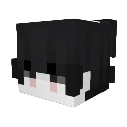 oryhx Minecraft avatar head, 3D render