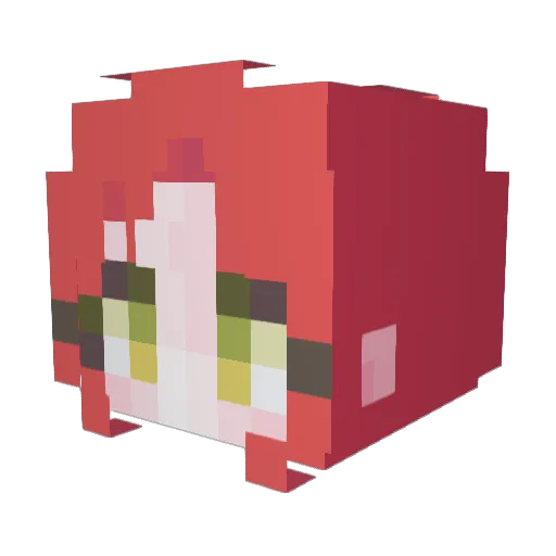 oryu12 Minecraft avatar head, 3D render