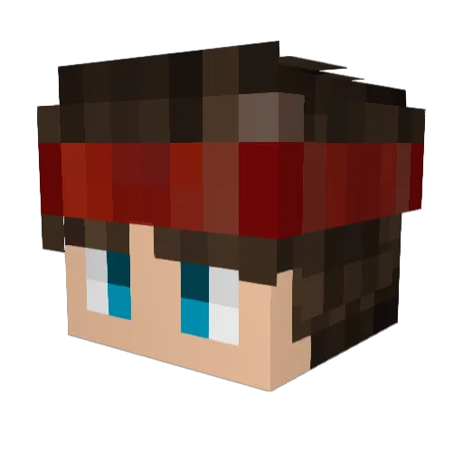 osagal17 Minecraft avatar head, 3D render