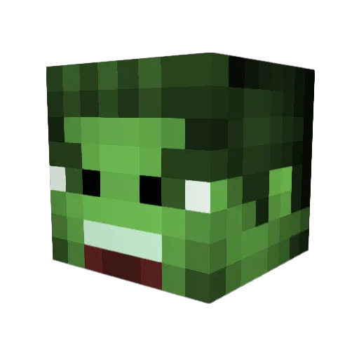 osaizxo Minecraft avatar head, 3D render