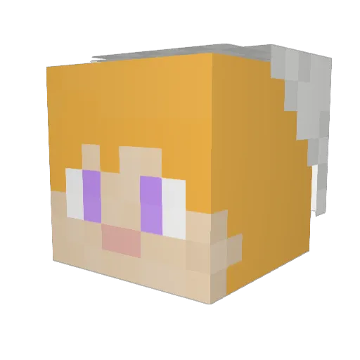 osakana980 Minecraft avatar head, 3D render