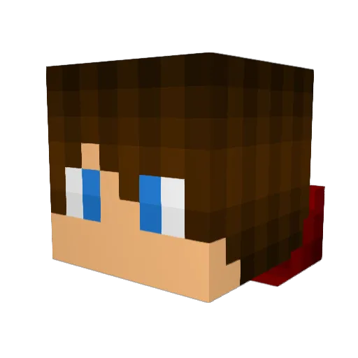 osama2000 Minecraft avatar head, 3D render