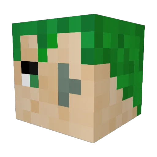osamaA5X7 Minecraft avatar head, 3D render