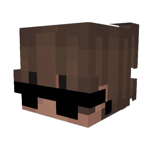osamasonfan Minecraft avatar head, 3D render