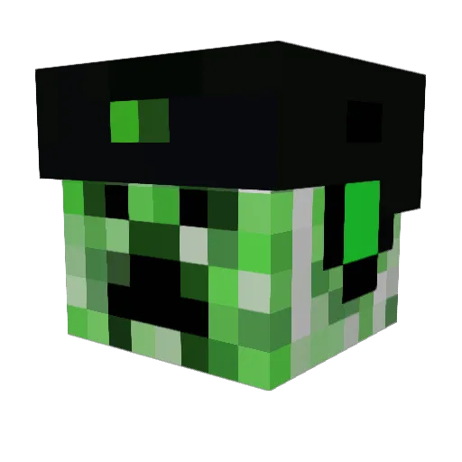 oscar488 Minecraft avatar head, 3D render