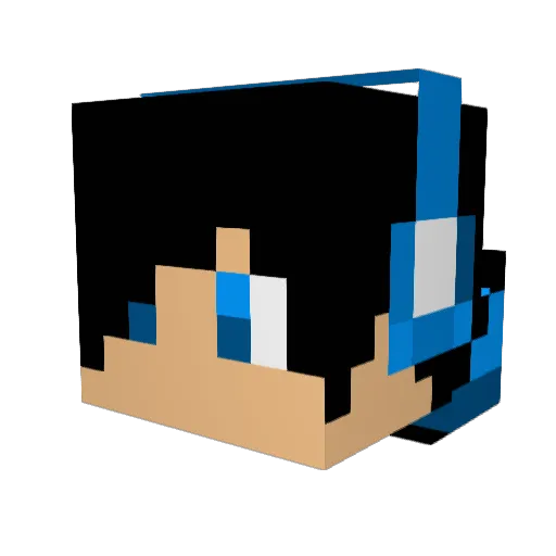 oscar_chile Minecraft avatar head, 3D render
