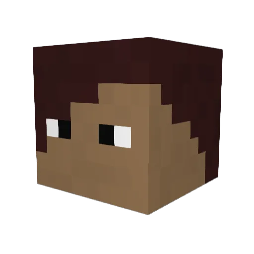 oscara123 Minecraft avatar head, 3D render